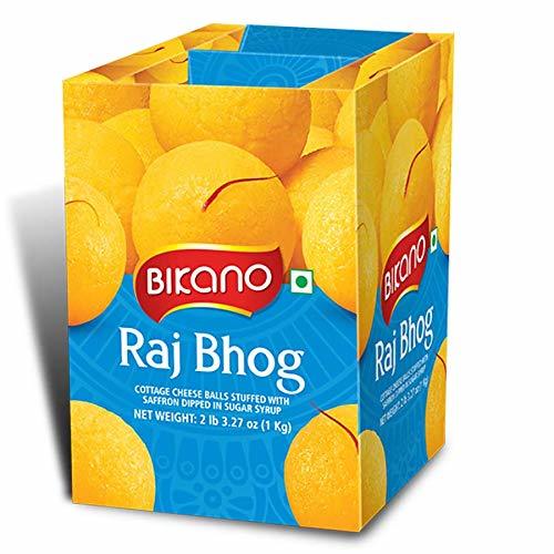 100% Tasty And Pure Sweet Yellow Color Bikano Rajbhog Sweets, 1kg
