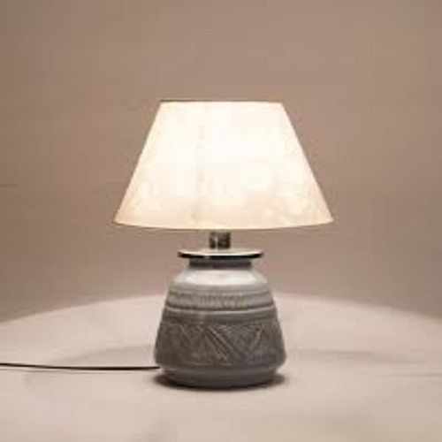 Gray Miguel Rustic Southwestern Style Table Lamp 32 Inches Tall Earth Tone Jar Linen Fabric Drum Shade Decor For Living Room Bedroom House Bedside Nightstand Home Office Entryway Reading 