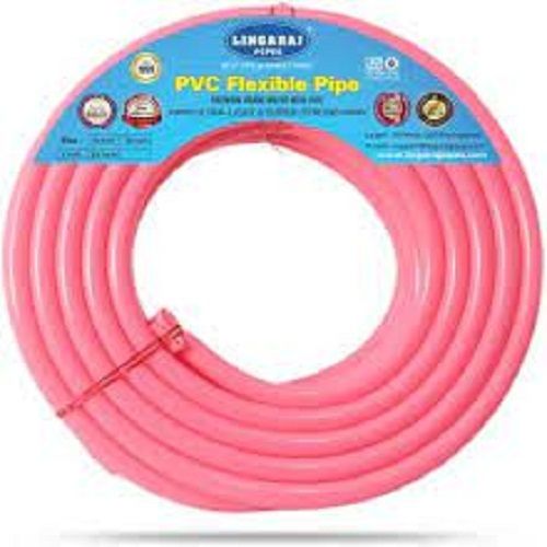 Pink Pvc Flexible Hose Pipe Easy To Connect For Garden Watering