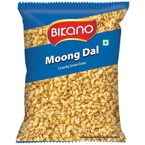 Tasty And Delicious Salty Crunchy And Crispy Bikano Moong Dal Namkeen, 40 G Pack Fat: 16 Grams (G)