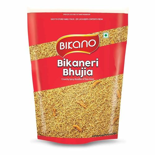 Tasty And Delicious Spicy Crunchy And Crispy Bikano Bikaneri Bhujia Sev Namkeen Fat: 34 Grams (G)