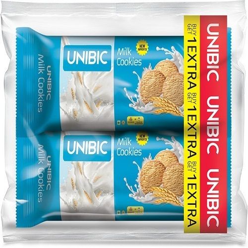 Normal Tasty And Healthy Unibic Milk Cookies, Mouth Melting, Pack Of 2