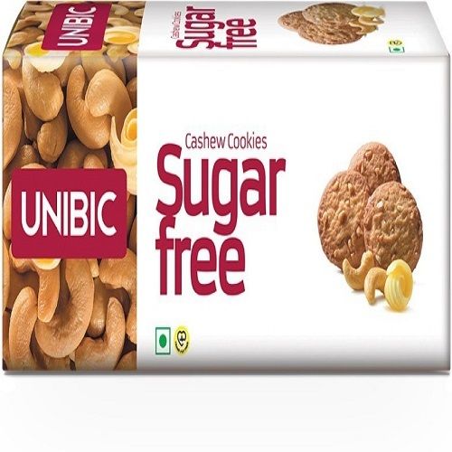 Unibic Sugar Free Round Shape Cashew Cookies Pack Size 75 G