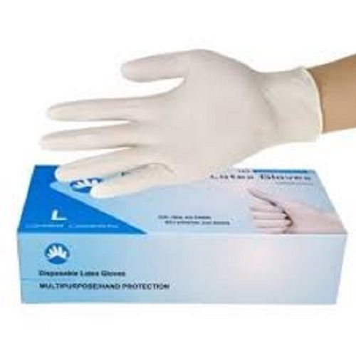 White Disposable Latex Powdered Gloves For Surgical, Hand Protection Hospital, Clinic, Sanitary Grade: Medical