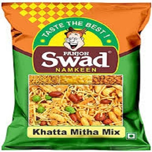 100% Vegetarian Sweet And Salty Swad Namkeen Khatta Meetha Mixture Fat: 0.25 Grams (G)