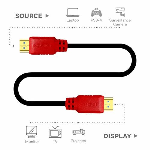 Red 20M Long Honeywell Hdmi Ethernet Cable, Compatible With Television