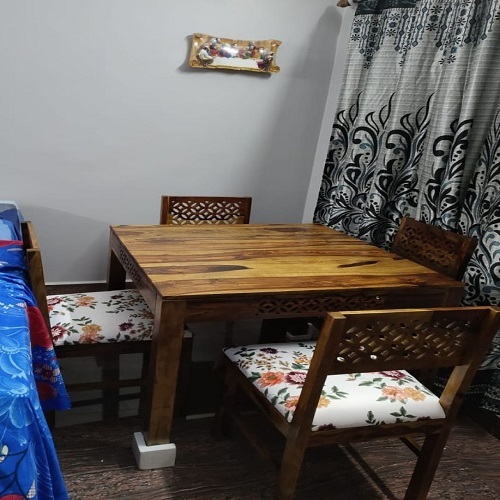 Handmade 50 Inch Square Shape Wooden, 50 Inch Dining Table