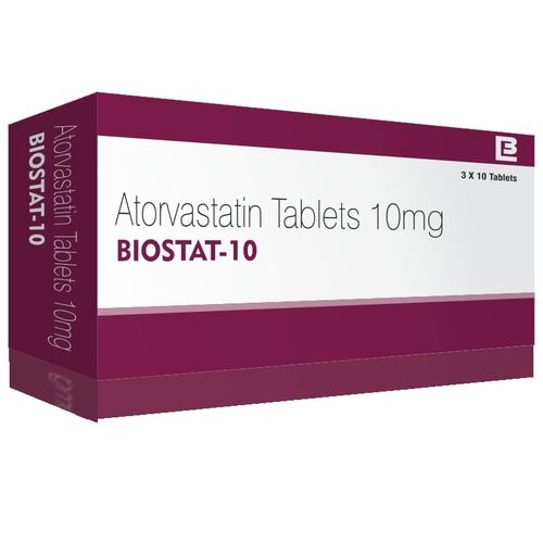 Biostat Atorvastatin Tablets 10Mg, 3X10 Tablets General Medicines