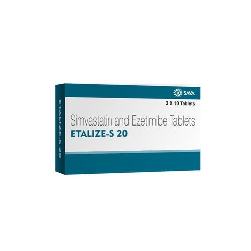 Etalize-S Simvastatin And Ezetimibe Tablets 20mg, 3x10 Tablets