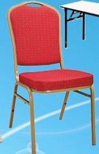 Stainsteel Light Weight Comfortable Trendy Red Colour Banquet Chairs With Perfect Finish