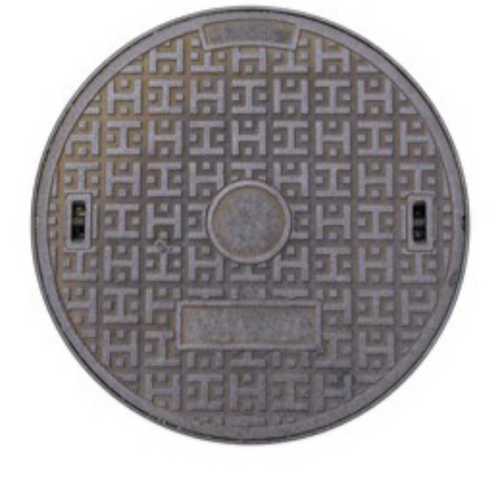 Mild Steel Round Shape Grey Colour Manhole Cover In Perfect Shape