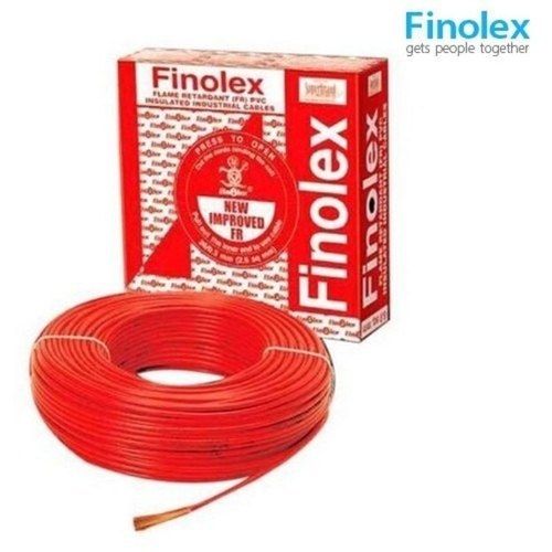 Shock Proof And Fire Resistant Heat Resistant Finolex 2.5-Sqmm Fr Pvc Red Electrical Wire  Application: Industrial