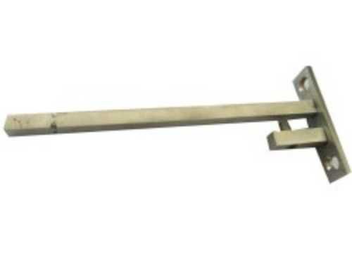 Stainless Steel F Bracket For Glass And Door Fittings, (4", 6", 8", 10" & 12") Grade: Industrial