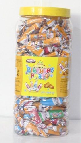 Tasty And Delicious Multi Color Milk Candy For Birthday, Pack Of 1, Plastic Jar