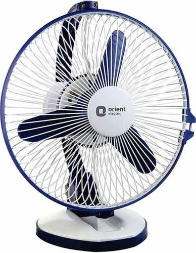 White And Blue Color Electric Zippy 225Mm 2-In-1 Wall Mount And Table Top Fan Blade Diameter: 5 Inch (In)