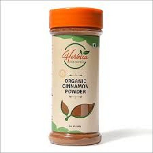 Brown A Grade Herbica 100% Pure And Organic Cinnamon Powder, 100g Pet Jar