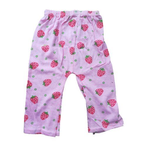 Baby Comfortable & Breathable Light Pink Color Pajama With Red Color Strawberry Design Print