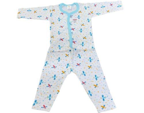  नियमित रूप से पहनने के लिए बेबी फुल स्लीव कैज़ुअल वियर प्रिंटेड टॉप और पजामा सेट