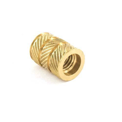 brass diamond knurling inserts