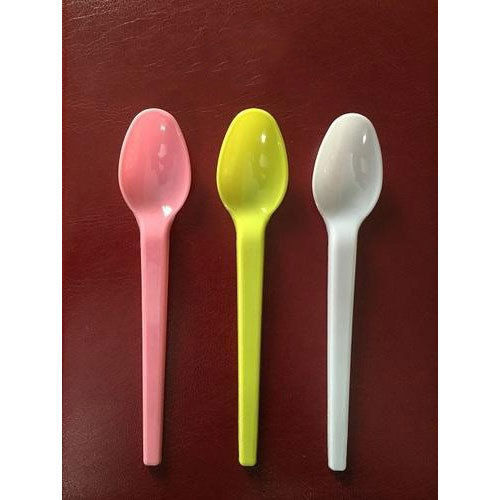 All Color Easy To Use Plastic Disposable Spoon With Refrigerator And Microwave Friendly