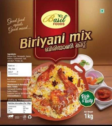 Red Natural Aromatic Rich And Tasty Biryani Masala Mix, 1Kg For Home, Restaurant & Hotel