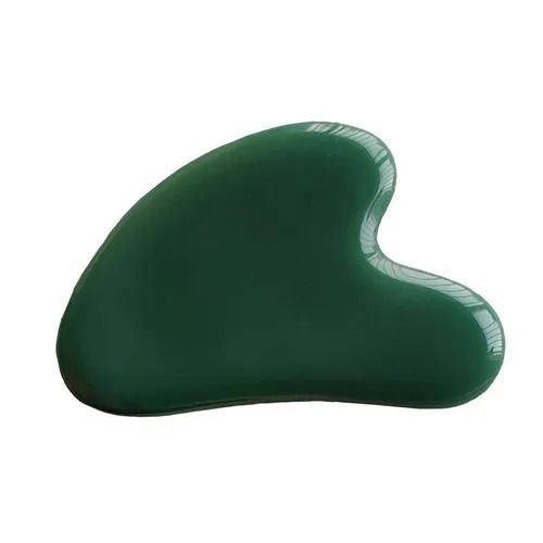 Soothes Face & Body Natural Jade Gua Sha Facial Scraping Massage Stone