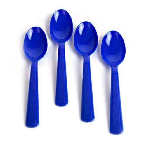 Perfect For Stirring And Flipping Blue Hard Plastic Spoon With High Design