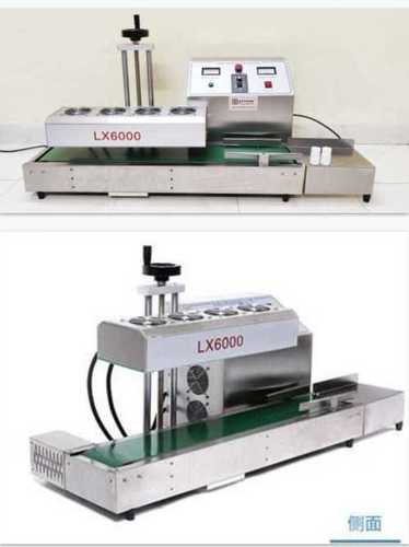 Grey 0-10 M/Min Capacity Lx 6000 Semi Auto Induction Sealing Machine 