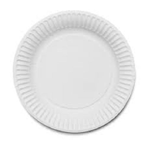 100% Natural Biodegradable Safe And Hygienic Disposable Origami White Paper Plates, 19Cm Size: 5 Inch