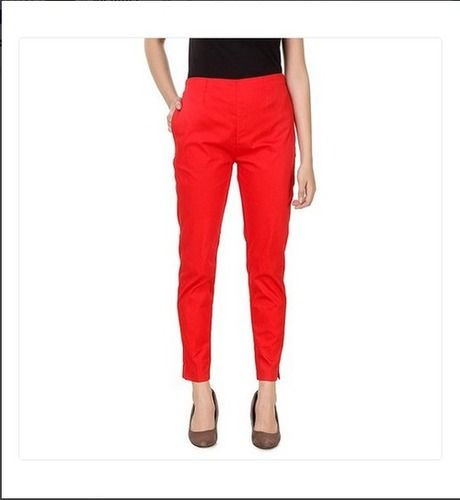 Buy Dollar Missy Women Pack of 2 Straight Fit Solid Cigarette Trousers- P  Red and Sand Online at Best Prices in India - JioMart.