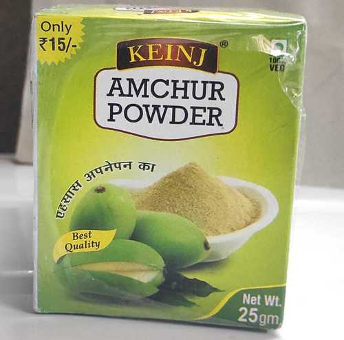 Yellow Rich In Taste, Good Quality 100% Vegetarian Keingj Amchur Powder, 25 Gram