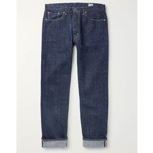 Robust Buttons And Triple Stitching And Zippers Mens Blue Mid Rise Straight Denim Jeans Age Group: >16 Years