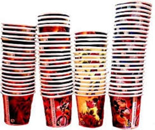 100% Disposable Multi Color And Eco-Friendly Durable And Safe And Hygienic Paper Cups