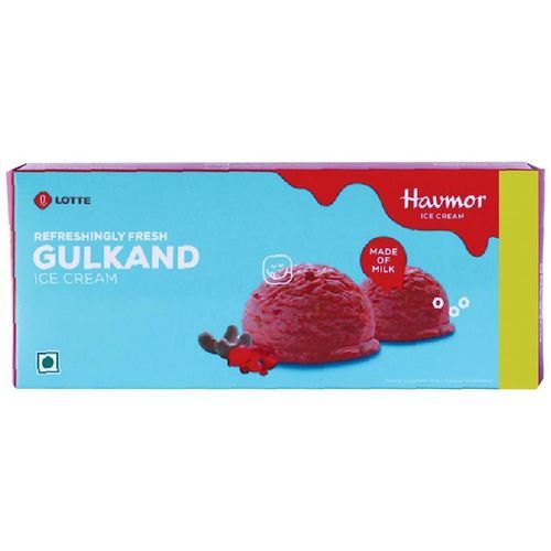 700Ml Delicious Havmor Gulkand Ice Cream Brick With Crushed Sweet Almonds And Rose Petals Age Group: Children