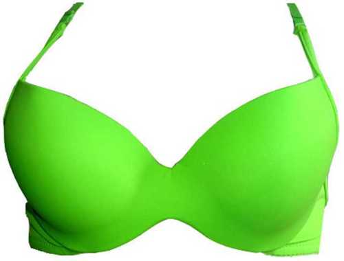 Neon Green Push Up Bra