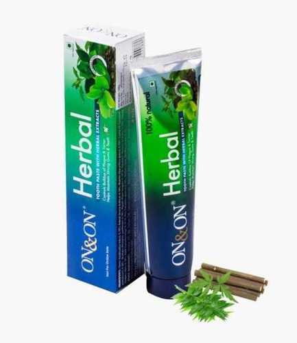 Anti-Bacterial, Anti-Cavity 100% Natural Mint On And On Herbal Toothpaste 150 Gram