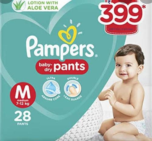 Mylo Baby Diaper Pants Medium (M) Size with ADL Technology 12 Hours  Protection Pack of 3 114 Pieces Online in India, Buy at Best Price from  Firstcry.com - 14204493