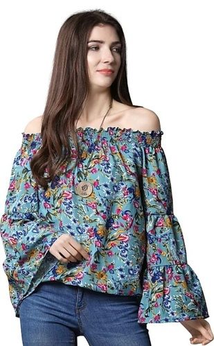 Woolen Elegant And Beautiful Look Stylish Printed Pattern Multi Color Ladies Tops