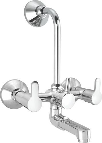 Bath Hardware Sets Finely Finished Wall Mixer With High Corrosion Resistivity