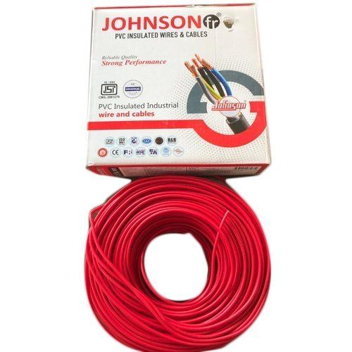 Heat Resistance PVC Insulated Industrial Johnson Electrical Wire (0.75 Sqmm)