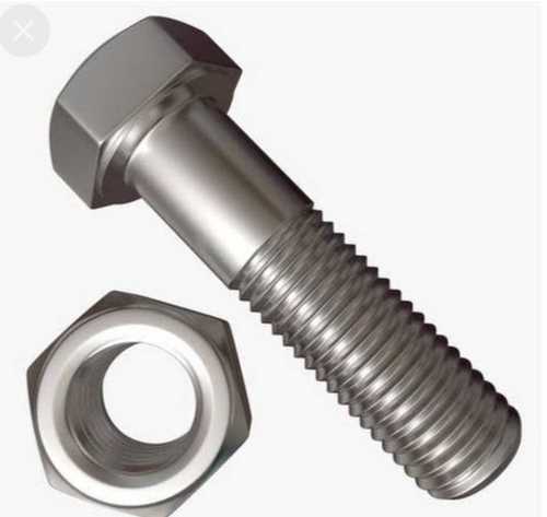 Rust Resistant Hexagonal Shape Mild Steel Nut Bolt For Automobiles, Automotive Industry, Fittings