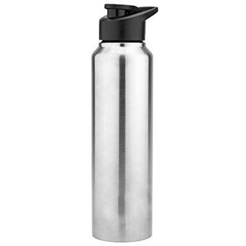 1pc Stainless Steel Shaker Bottle, Plain Portable Water Bottle For  Household