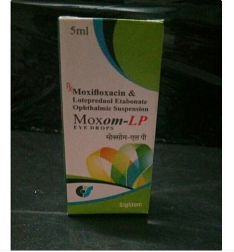 Moxifloxacin And Lotaprednol Etabonate Ophtalmic Suspension Moxom Lp Eye Drop Age Group: Adult