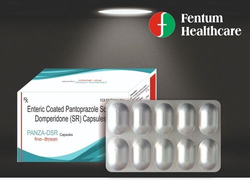 2 Colored Panza Dsr Capsules Sr (Pantoprazole 40Mg And Domperidone 30Mg)