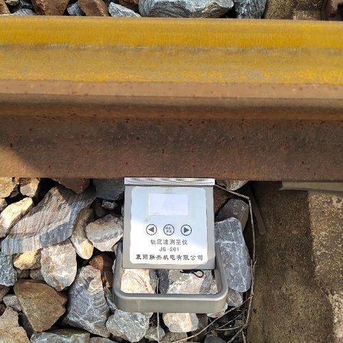  रेल ट्रैक बॉटम स्लोप मापन के लिए रेल कैंट झुकाव मापन उपकरण 