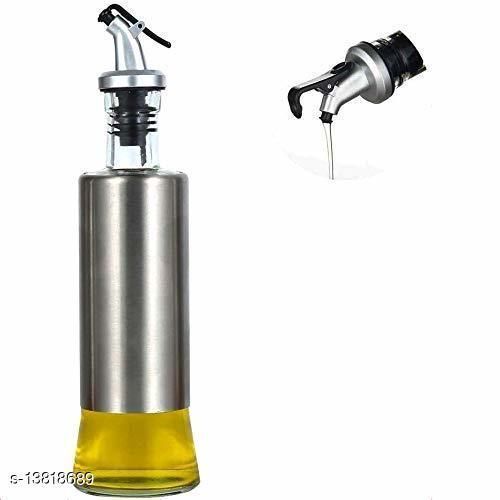 Sarvam 300ml Kitchen Oil Bottle With Steel Cover