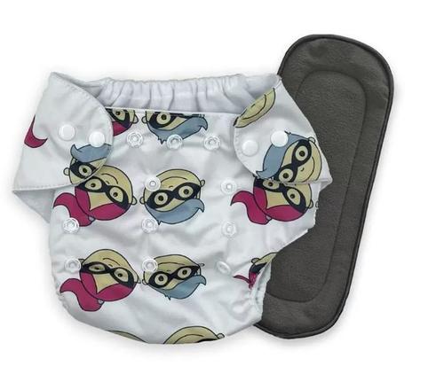 Tear Resistance Printed Washable Reusable Adjustable Babys Cloth Diapers