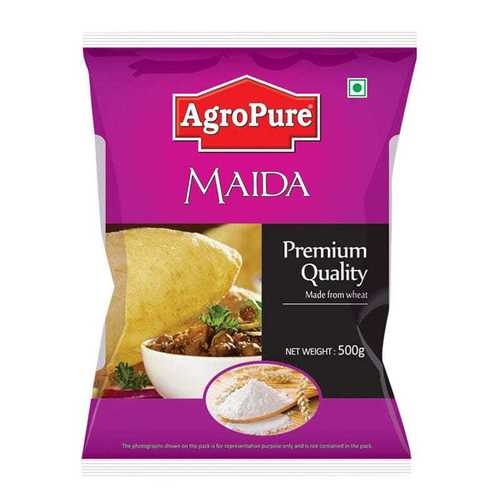 White 100% Natural And Organic 500Gram Maida Flour For Cooking