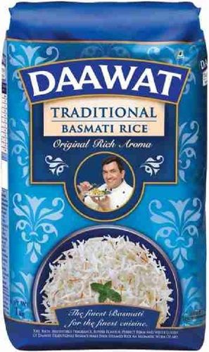 100% Natural and Organic Long Grain 1 Kg White Basmati Rice 