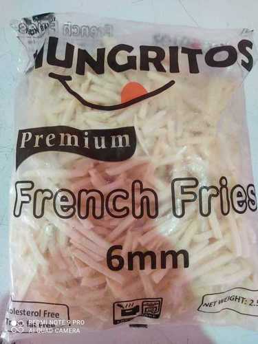 6 Mm Size Frozen French Fries(Best Served With Hot Beverages) Processing Type: Fried